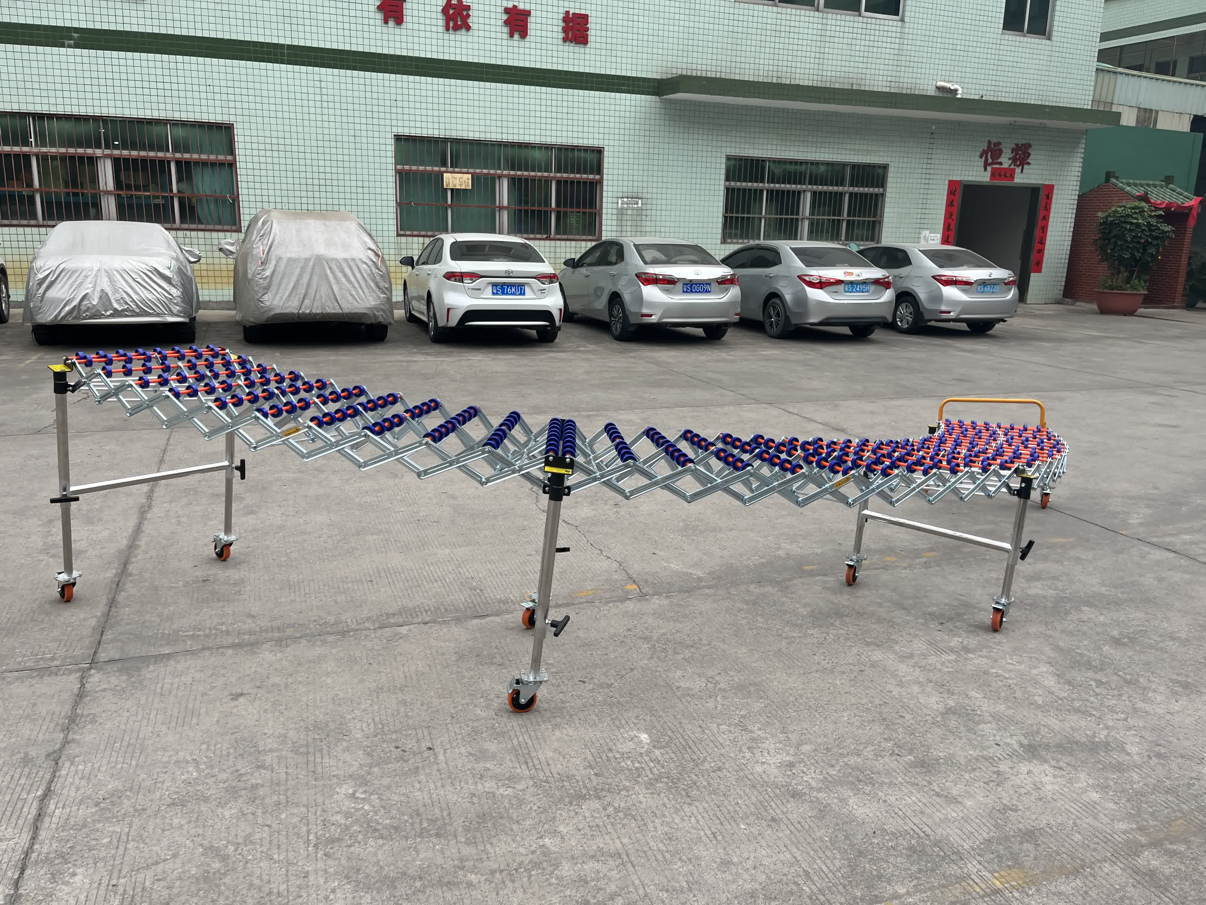 滑轮输送机 倾斜